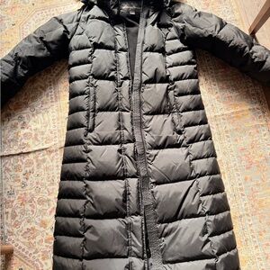 Eddie Bauer Women's Long Black Puffer Jacket